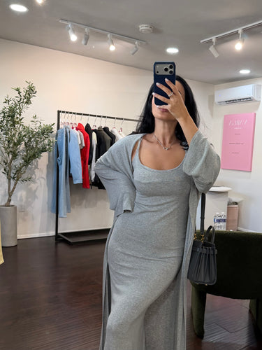 Dress and Cardigan Set