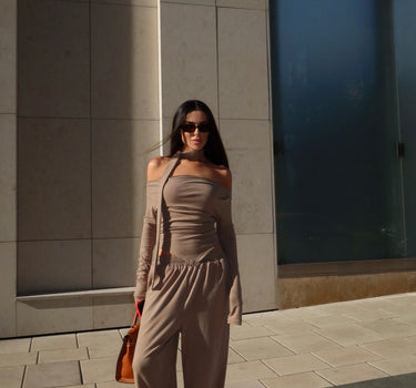 Leah 3-piece Pants Set Olive