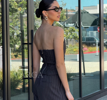 Lola 2-piece Pants Set Gray