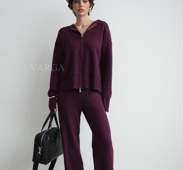 Lia Zip Cardigan & Pants Set