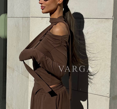 Leah 3-piece Set Brown