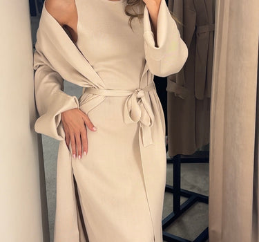 Leyla Knit Dress and Long Cardigan Set